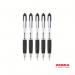 Zebra Z-Grip Max Retractable Ballpoint Pen Black Ink - Pack of 12  59361