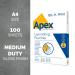 Apex Laminating Pouch A4 Medium Duty 100pk 6003501