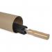 Single Flute Postal Tubes 50x625mm with End Caps A1 Pack of 25 623752