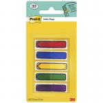 Post-it Index Arrow Flags, Assorted Colours, 11.9 mm x 43.2 mm, 100 FlagsDispenser, 1 DispenserPack 7000038078