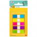 Post-it Index Flags, Small, Assorted Neon Colours, 11.9 mm x 43.2 mm, 100 FlagsDispenser, 1 DispenserPack 7000101800