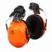 Ear Protection 3M PELTOR Earmuffs Orange Helmet Mounted H31P3E 300 7000107754