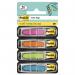Post-it Index Arrow Flags, Blue, Orange, Pink and Green, 11.9 mm x 43.2 mm, 24 FlagsDispenser, 4 DispensersPack 7000144925