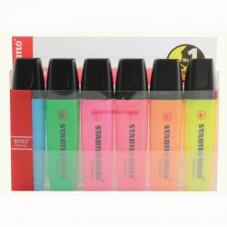Stabilo BOSS Original Assorted Wallet (6) 70/6