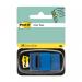 Post-it Index Flags, Medium, Blue, 25.4 mm x 43.2 mm, 50 FlagsDispenser, 1 DispenserPack 7100089834