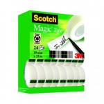 Scotch® Magic Tape, Value Pack, 19 mm x 33 m, 24 RollsPack 7100138956