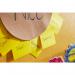 Post-it® Notes Cube 636-B, Canary Yellow, 76 mm x 76 mm, 450 SheetsPad, 1 PadPack, 100% PEFC SGSCH-PEFC-COC-110078 7100172238