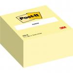 Post-it Notes Cube 636-B, Canary Yellow, 76 mm x 76 mm, 450 SheetsPad, 1 PadPack, 100% PEFC SGSCH-PEFC-COC-110078 7100172238
