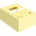 Post-it Large Notes, Canary Yellow, Lined, 101 mm x 152 mm, 100 SheetsPad, 6 PadsPack, 100% PEFC SGSCH-PEFC-COC-110078 7100172753