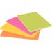 Post-it Super Sticky Meeting Notes, Assorted Neon Colours, 203 mm x 152 mm, 45 SheetsPad, 4 PadsPack, 100% PEFC SGSCH-PEFC-COC-110078 7100234637