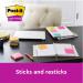 Post-it Super Sticky Meeting Notes, Assorted Neon Colours, 203 mm x 152 mm, 45 SheetsPad, 4 PadsPack, 100% PEFC SGSCH-PEFC-COC-110078 7100234637