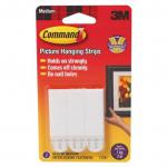 Command Medium White Picture Hanging Strips 17201-4PK 7100235864