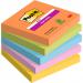 Post-it Super Sticky Notes, Boost Colour Collection, 76 mm x 76 mm, 90 SheetsPad, 5 PadsPack, 100% PEFC SGSCH-PEFC-COC-110078 7100258933