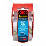 Scotch® Heavy Duty Packaging Tape, Transparent, 48 mm x 20 m, 1 Roll in Hand DispenserPack 7100296013