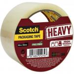 Scotch® Secure Seal Packaging Tape, Transparent, 50 mm x 50 m, 1 RollPack 7100300849