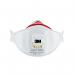 The image features two 3M masks and respirators from the Aura Comfort line, with the model number 9332+. The masks are FFP3 rated and have a cool flow valve for added comfort. The pack contains two masks, and the 3M logo can be seen on the packaging. The masks are designed for general particulate protection and have a sleek, modern design. The image shows the masks in a clear and professional manner, highlighting their high-quality construction and effectiveness.