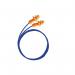 3M Corded Earplugs 1271, Three flange design, Reusable, SNR value 26 dB, Orange 7100335063