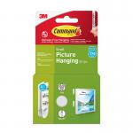 Command Picture Hanging Strips 17202WHI-4-UKN, White, Small, 4 Pairs (8 Strips) 7100337181