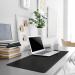 Durable Contoured Desk Mat 65x50cm Black 710301