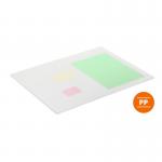 Durable Desk Mat Contoured 53x40cm Clear 712219
