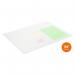 Durable Desk Mat Contoured 65x50cm Clear 712319