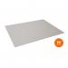 Durable Desk Mat Contoured 65x50cm Grey 713310
