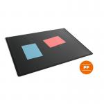 Durable Overlay Desk 65x50cm Mat Black 723301