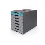 Durable IDEALBOX ECO 7 Drawer Box Blue 776306