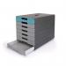 Durable IDEALBOX ECO 7 Drawer Box Blue 776306