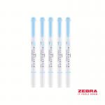 Zebra MILDLINER Double Ended Fluorescent Blue Highlighter - Pack of 10 78120