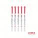 MILDLINER Double Ended Cool and Refined Highlighter Red - Pack of 10 78130