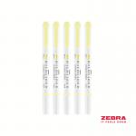 Zebra MILDLINER Double Ended Fluorescent Yellow Highlighter - Pack of 10 78150