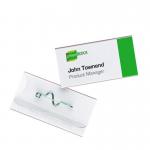 Durable Pin Name Badge 30x60mm 800619