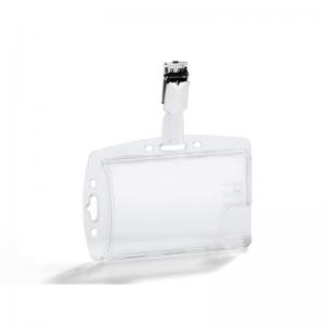 Photos - Accessory Durable ENCLOSED 2 ID Holder Clear 801319 