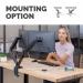 Platinum Series Dual Monitor Arm Black 8042501