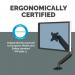Platinum Series Single Monitor Arm Black 8043301
