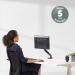 Platinum Series Single Monitor Arm Black 8043301