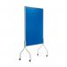 ROCADA VISUALLINE Mobile Acoustic Room Divider - Blue 8100V22-2