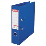 Esselte No.1 A4 Lever Arch File PP, 30% Pre-Consumer Recycled Foil 75mm Blue (10) 811350