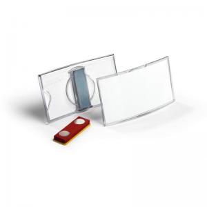 Durable Convex Magnet Badge 40x75mm 812319