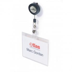 Durable Badge Reel Pass Holder 60x90mm 813819