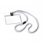 Durable Lanyard Name Badge 60x90mm Grey 813910