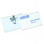 Durable Combi Clip Name Badge 54x90mm 814519