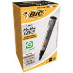 BIC 2300 Permanent Marker Chisel Tip Black Pack of 12 8209263