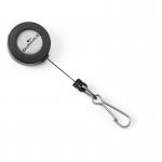 Durable Snap Hook Badge Reel Charcoal 822158