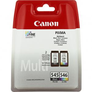 OEM Canon PG-545 and CL-546 Black and Tri-Colour Original Ink