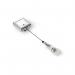Durable QUADRO Badge Reel Chrome 832523