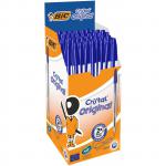 BIC Cristal Blue Medium Ballpoint Pen Pack of 50 8373602
