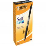 BIC Soft Feel Clic Retractable Ballpoint Pen Black Pack of 12 8373971