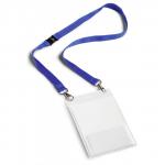 Durable Lanyard Event Badge A6 Blue 852507